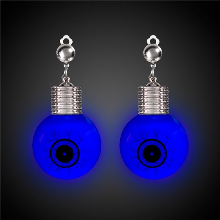 LED Jumbo Eyeball Clip-On Earrings (Per pair)