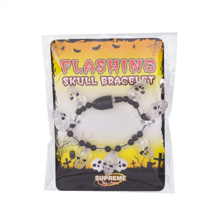 LED Skull Bead Bracelet