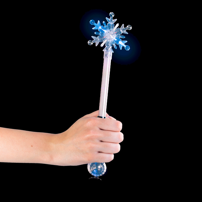21" Snowflake Magic Ball Wand