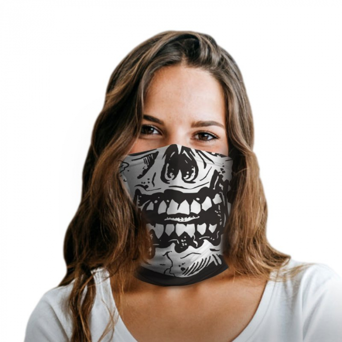 White Zombie Polyester Gaiter