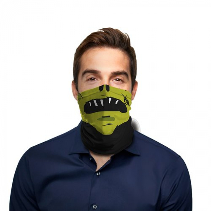 Dark Green Zombie Polyester Gaiter