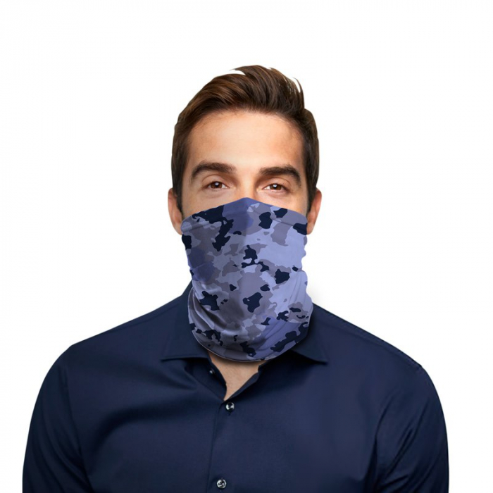 Purple Camo Polyester Gaiter