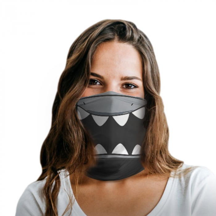 Shark Face Polyester Gaiter