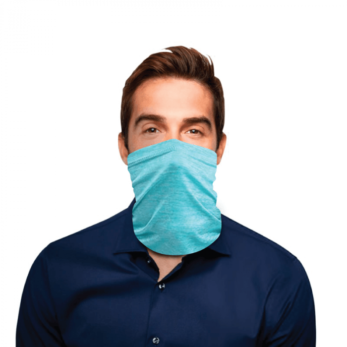 Soothing Light Blue Polyester Gaiter