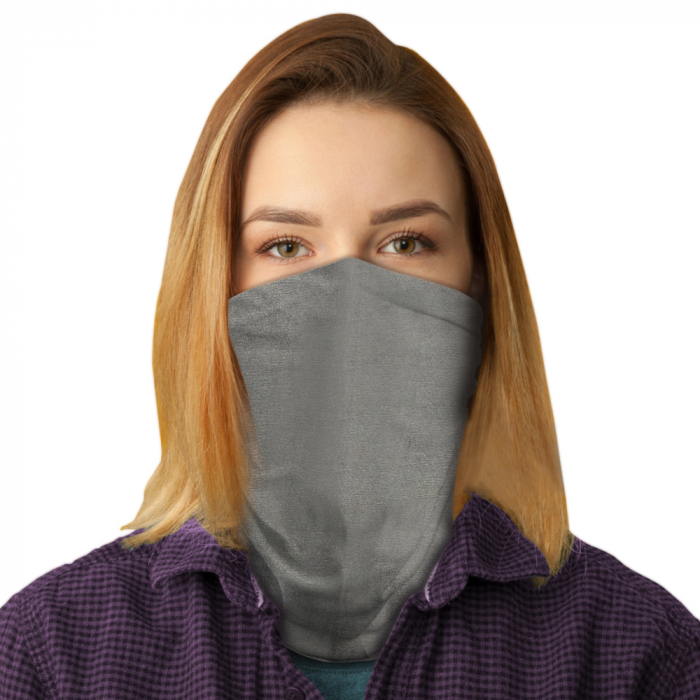 Gray Polyester Gaiter