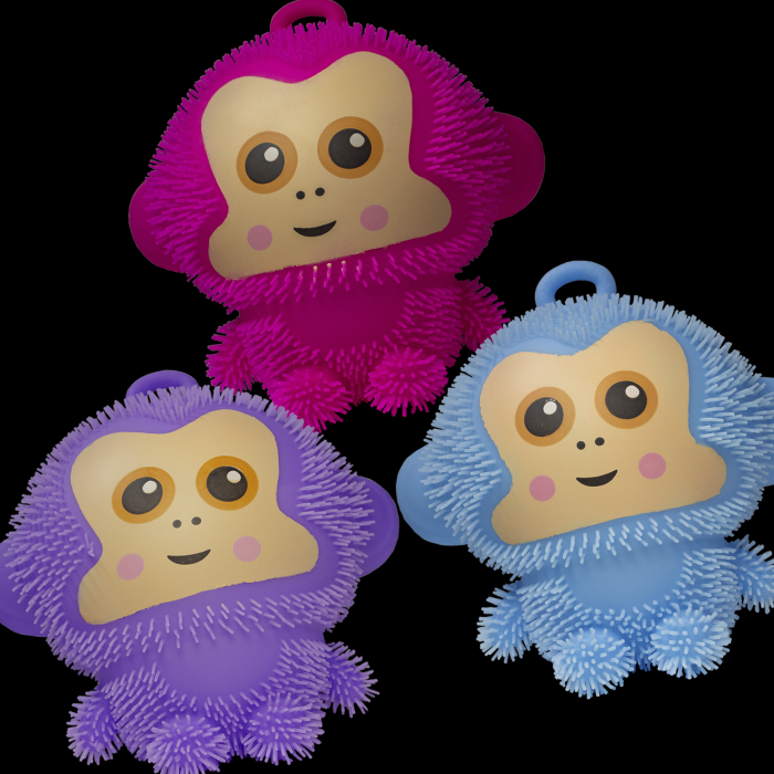 8" Light-Up Puffer Monkey
