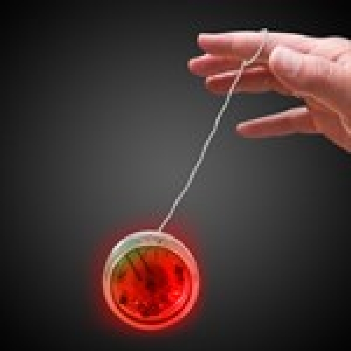 Red LED Yo-Yos - 12 Pack