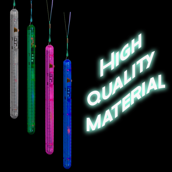 8" Light-Up Flashing Rainbow Wands