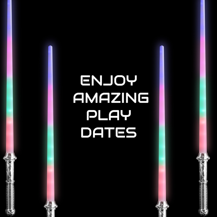 LED Light-Up Magic Prism Sword