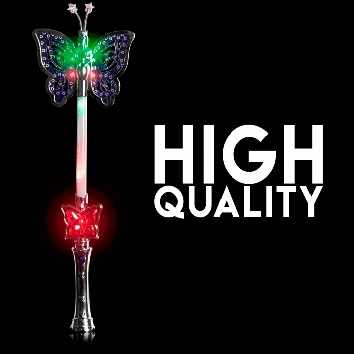 16" Light-Up Butterfly Wand