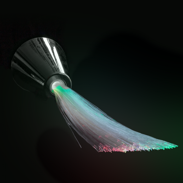 LED Flashing Fiber Optic Lamp - Color Changing