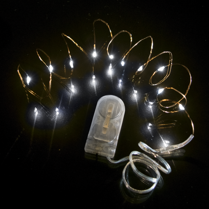 39 Inch Copper Wire Fairy Lights - Cool White