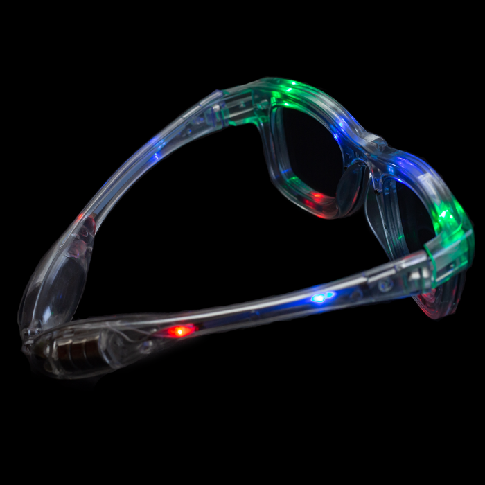 LED Light-Up Classic Retro Sunglasses