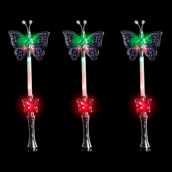 16" Light-Up Butterfly Wand