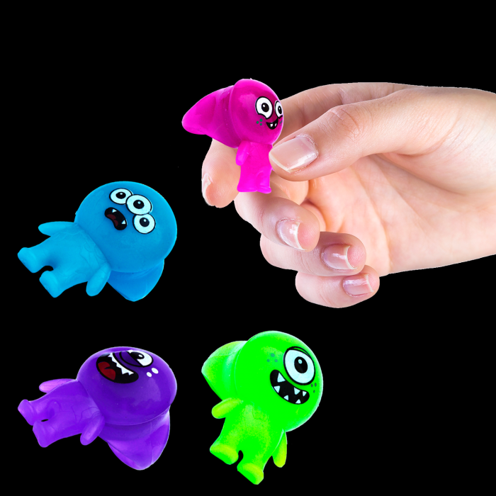 1"Light-Up Monster Rings