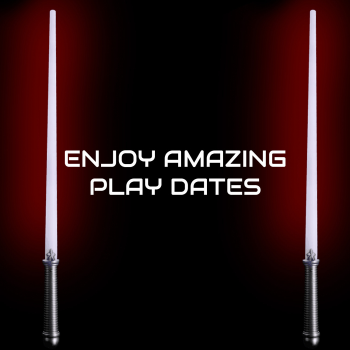 LED Light-Up 28 Inch Magic Sword - Red