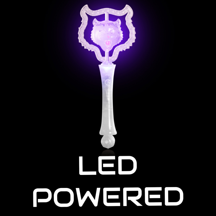 10" Light-Up Glitter Tiger Wand