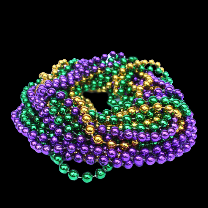 33" Mardi Gras Beads (12pcs/pack)