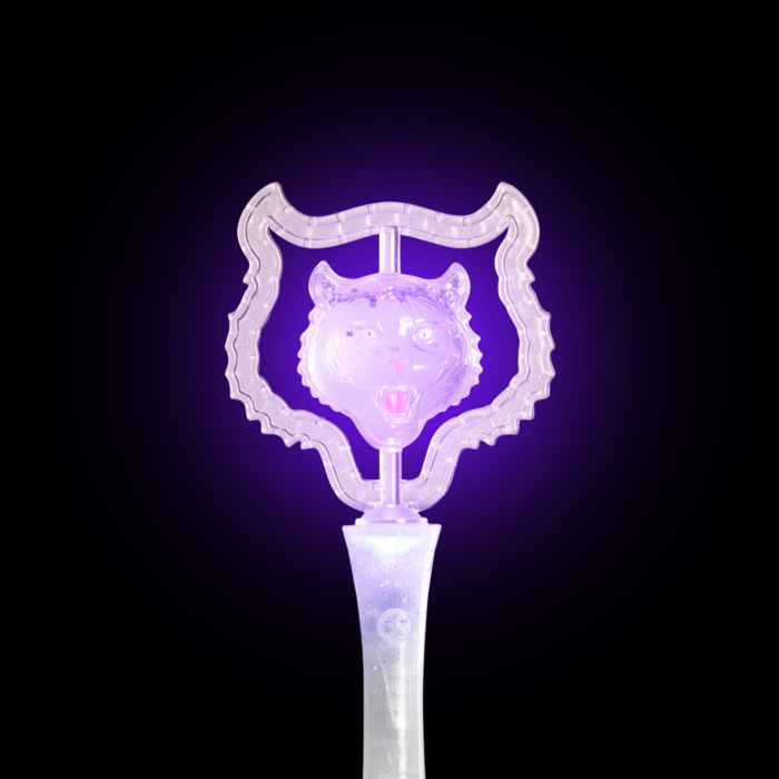 10" Light-Up Glitter Tiger Wand