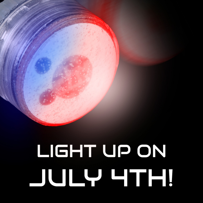 LED Blinky Body Light - Blue/Red