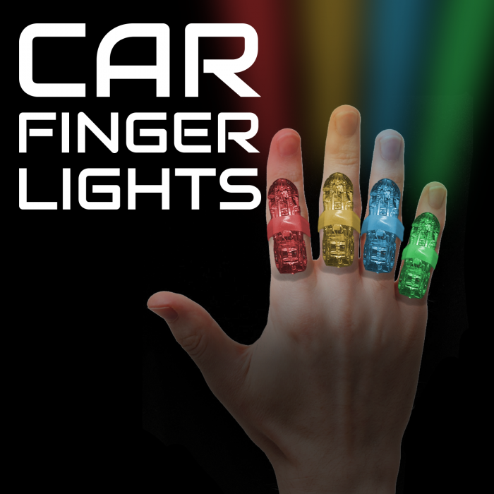 1.75" Light-up Car Finger Lights
