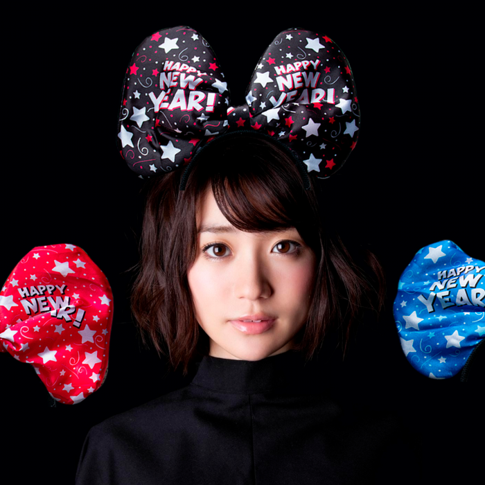10" New Years Light-Up Bow Headbands
