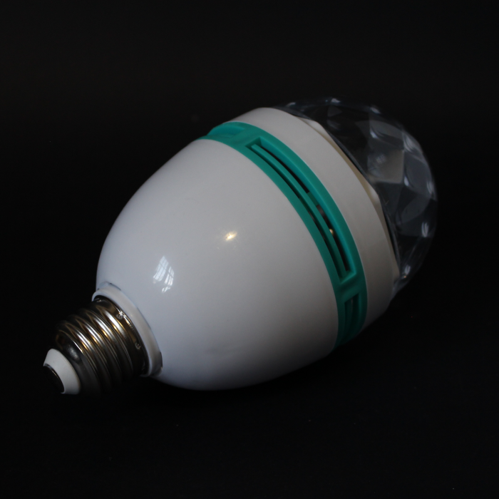 Rotating Disco Ball LED Light Bulb