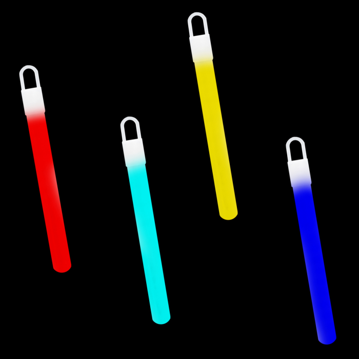 4 Inch Light Sticks - 5 Color Mix