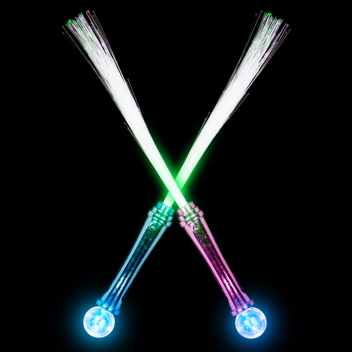 15" Fiber Optic Magic Ball Wands