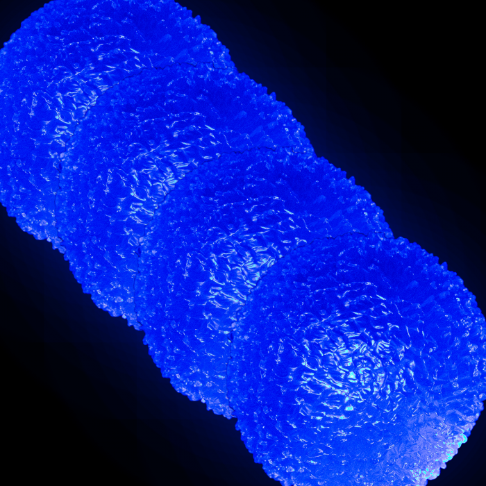 2.5" Light-Up Crystal Ball- Blue