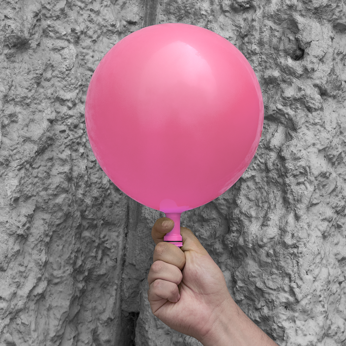 LED Light Up 14 Inch Blinky Balloons - Pink