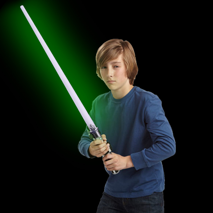 LED Light-Up 28 Inch Magic Sword - Green