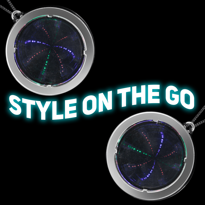 3" Light-Up Tunnel Effect Necklace