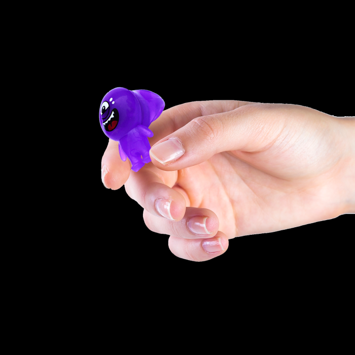1"Light-Up Monster Ring- Purple