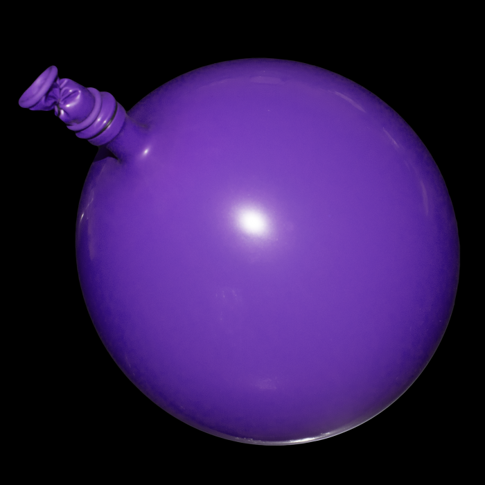LED Light Up 14 Inch Blinky Balloons - White Purple