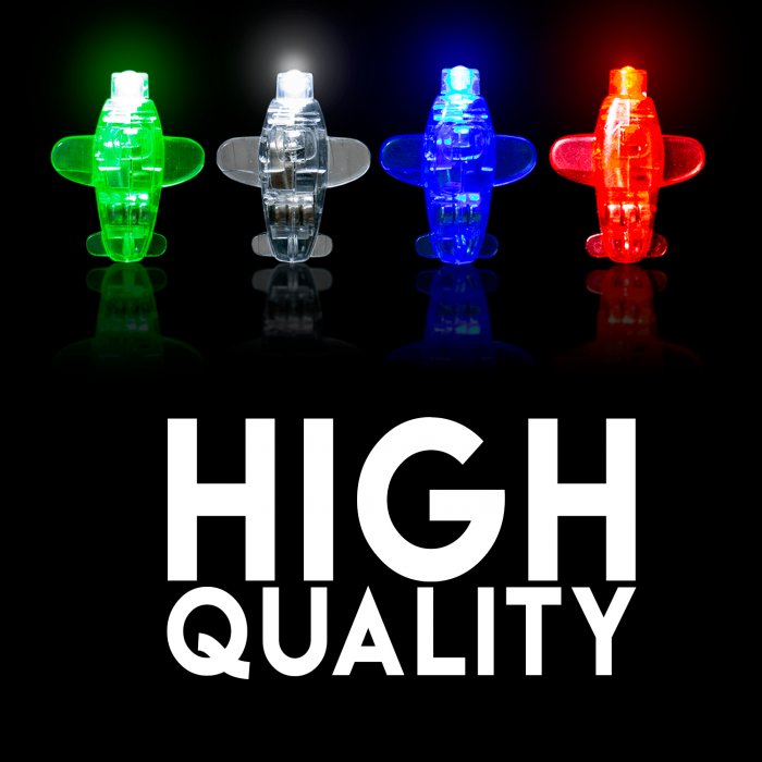 1.5" Light-Up Plane Finger Lights