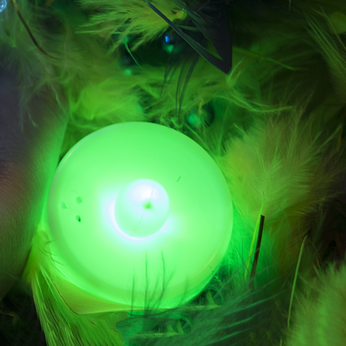 Light Up Tea Light Candles LED- Green
