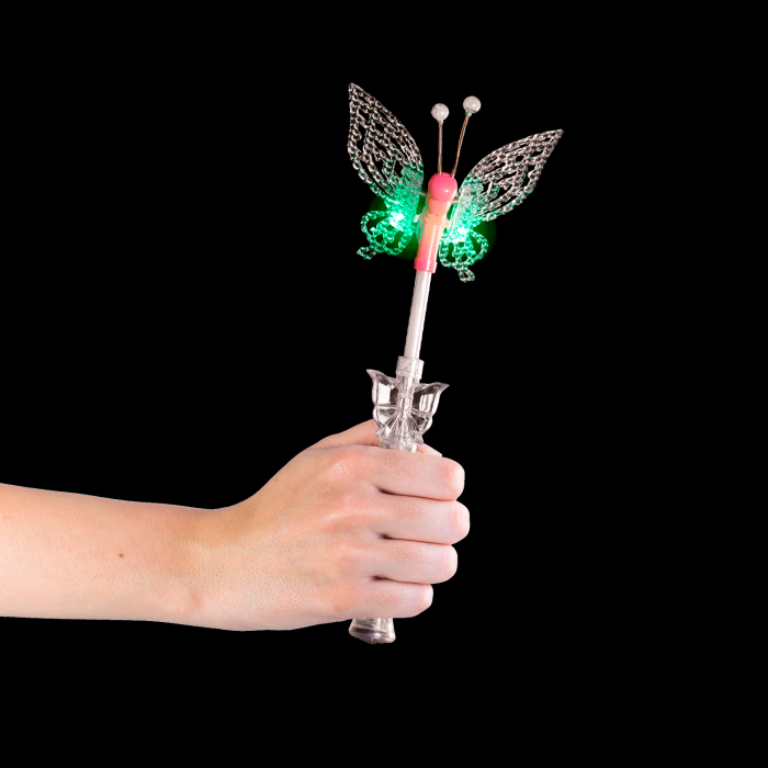 17" Light-Up Musical Butterfly Wand
