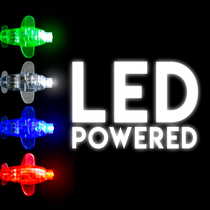 1.5" Light-Up Plane Finger Lights