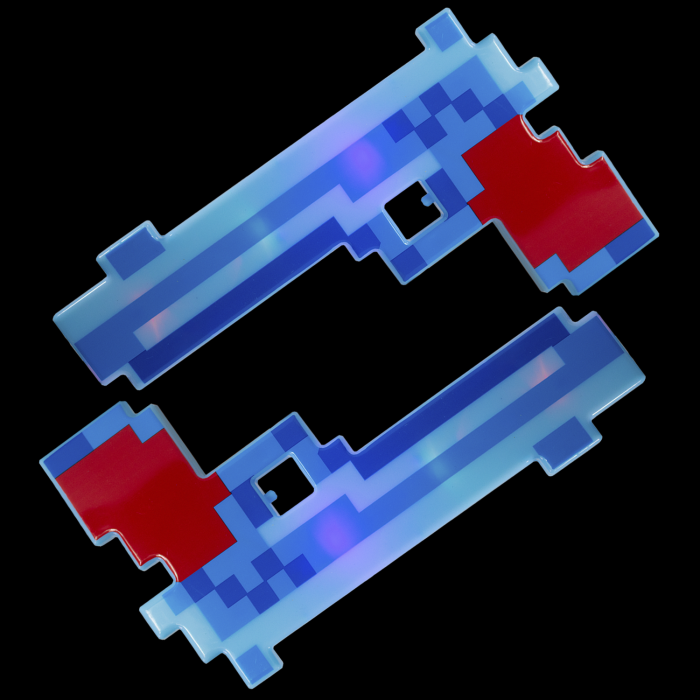 10" LED Light-Up Pixel Pistol