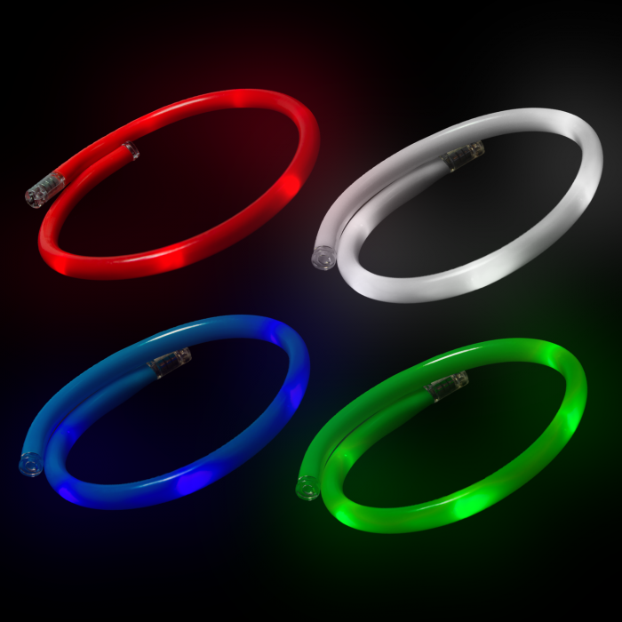 20" Light-Up Flashing Tube Necklace