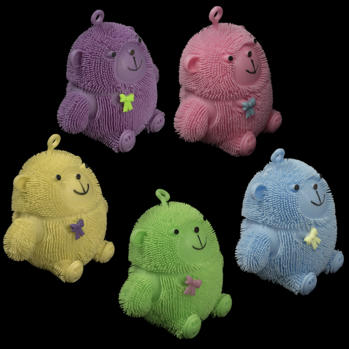 7" Light-Up Puffer Bears