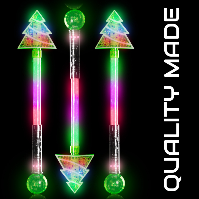 21" Light-Up Christmas Tree Magic Ball Wand 