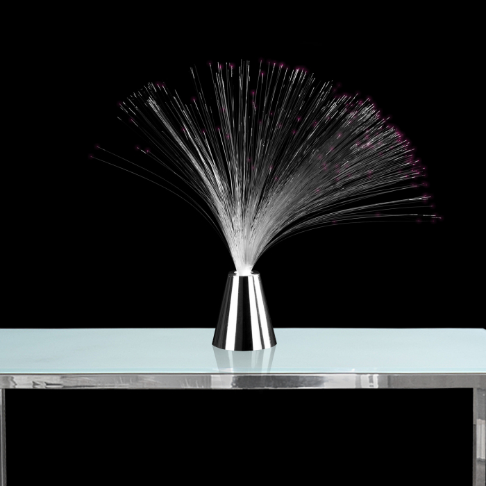 LED Flashing Fiber Optic Lamp - Color Changing