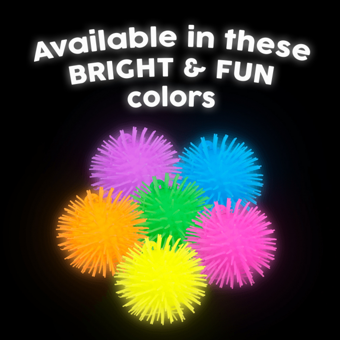 LED Flashing Pom-Pom Balls