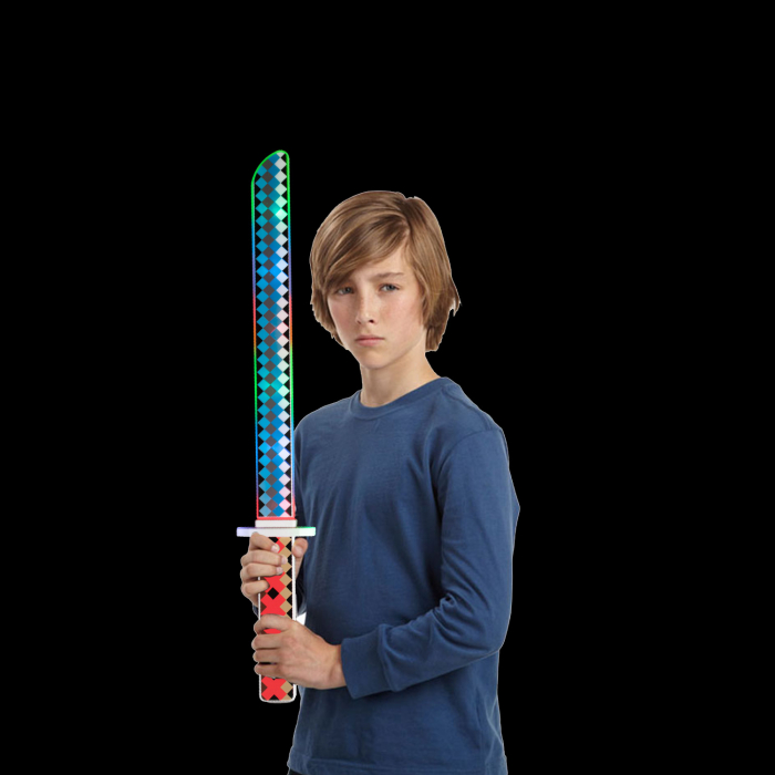 24" Light-Up Ninja Pixel Sword