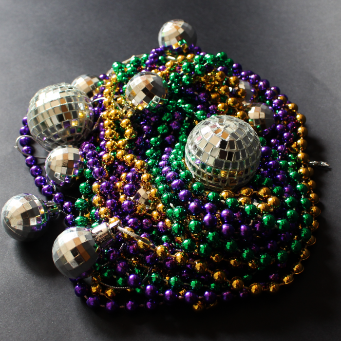 33" Mardi Gras Beads (12pcs/pack)