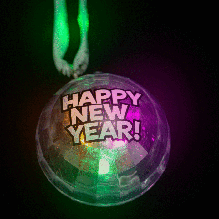 32.5" Light-Up Happy New Year Lanyard