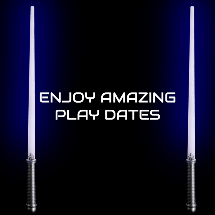 LED Light-Up 28 Inch Magic Sword - Blue