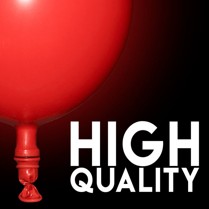 LED Light Up 14 Inch Blinky Balloons - Red